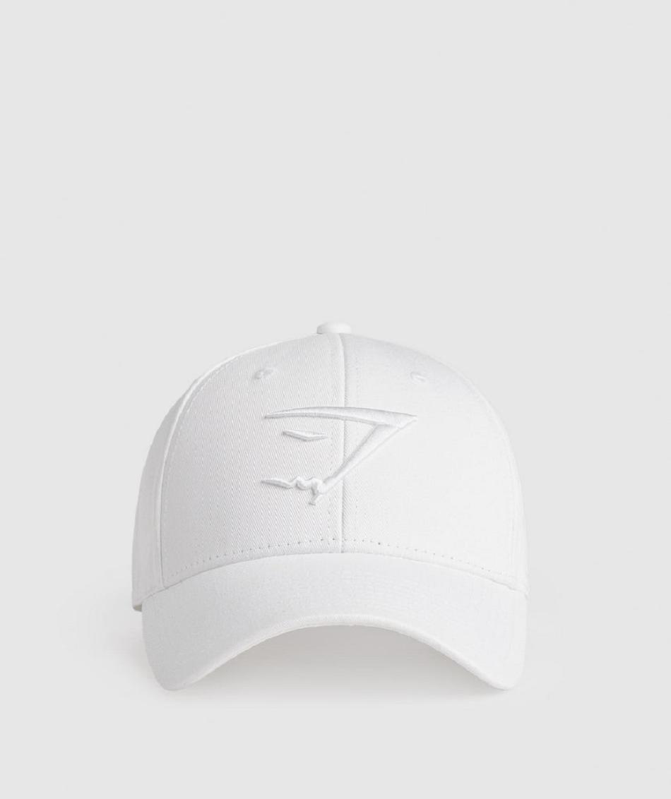 Gymshark Sharkhead Cap Accessories Šeširi Bijele | HR 2100RVD